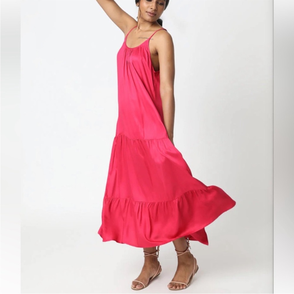 Neu Nomads Barcelona Maxi Dress in Fuchsia SZ S NWT